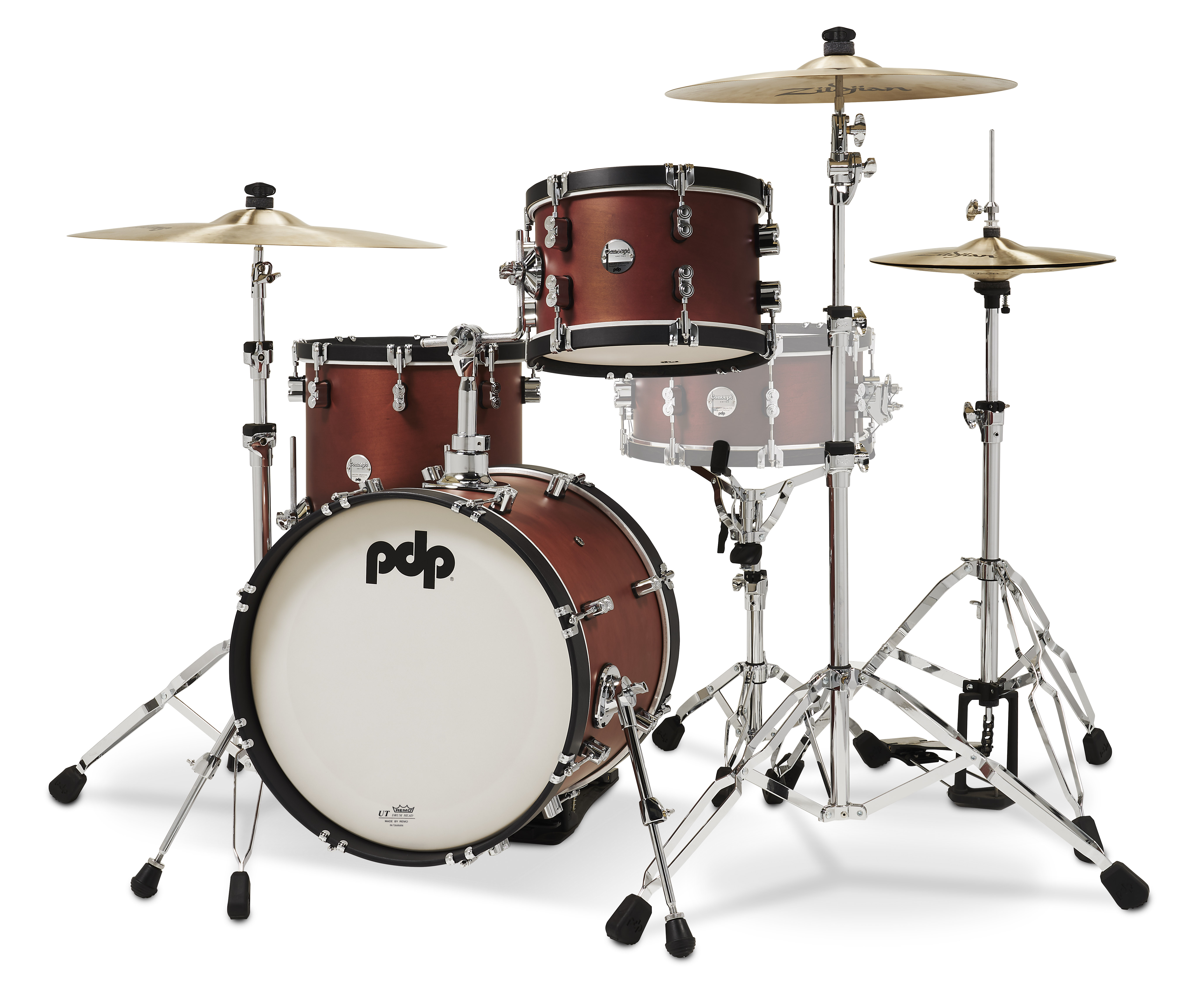 Concept Classic Series 3-Piece Bop Shell Pack, Ox Blood - Image 2
