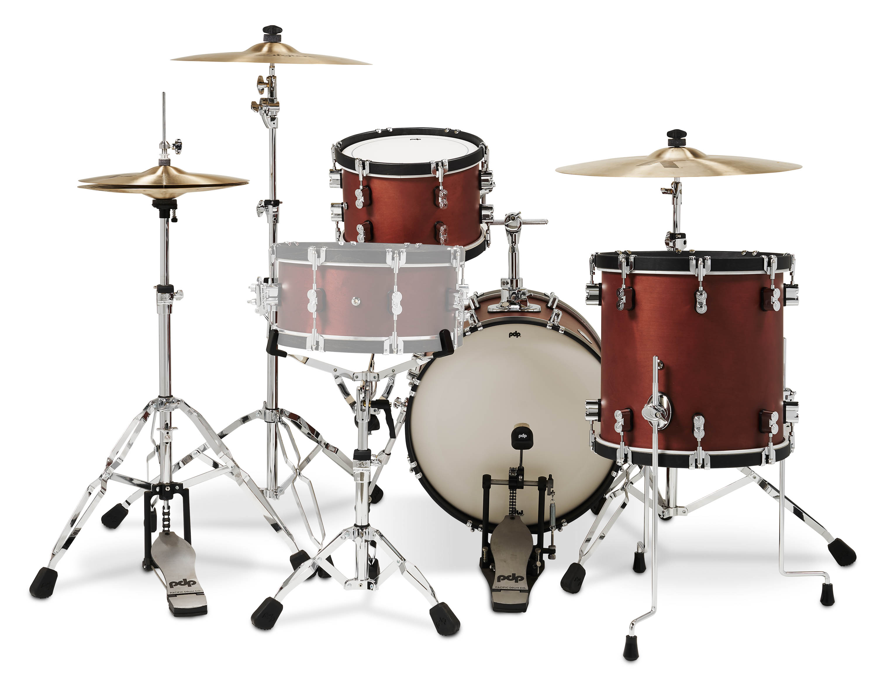Concept Classic Series 3-Piece Bop Shell Pack, Ox Blood - Image 3