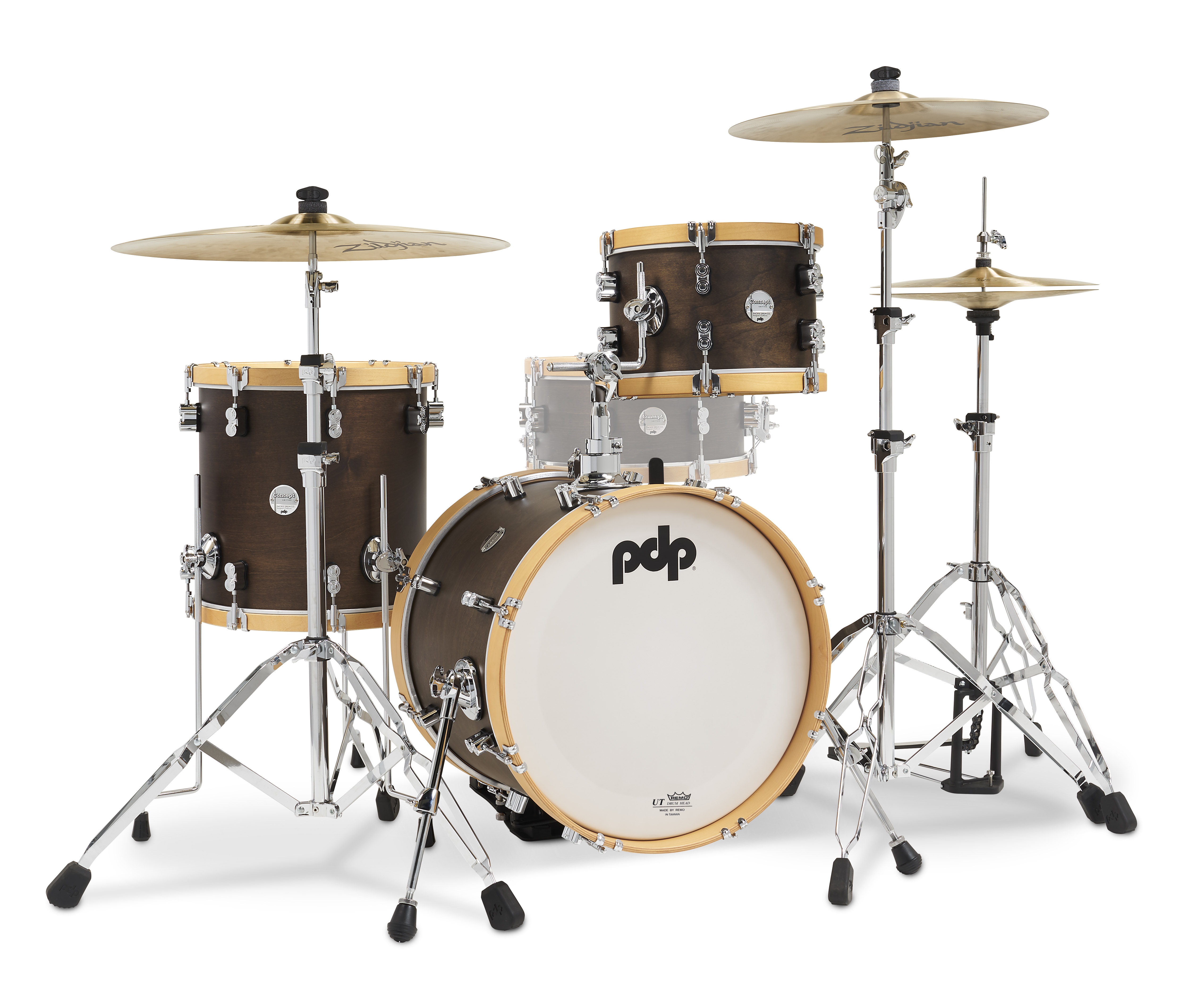 Concept Classic Series 3-Piece Bop Shell Pack, Walnut