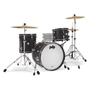 Concept Classic Series 3-Piece Maple Shell Pack, 20" Bass Drum, Ebony w/ Ebony Hoops