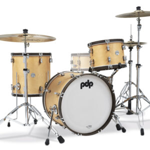 Concept Classic Series 3-Piece Maple Shell Pack, Natural w/ Walnut Hoops - 20in Kick