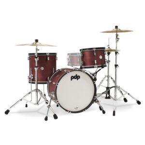 Concept Classic Series 3-Piece Maple Shell Pack, Ox Blood w/ Ebony Hoops - 20in Kick