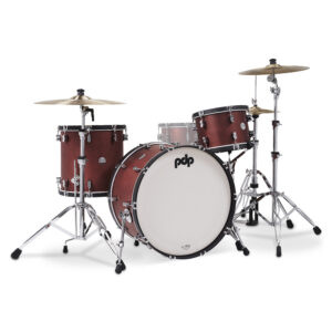 PDP Concept Classic Series 3-Piece Maple Shell Pack, Ox Blood w/ Ebony Hoops - 24in Kick