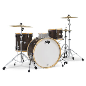 PDP Concept Classic Series 3-Piece Maple Shell Pack, Walnut w/ Natural Hoops - 24in Kick