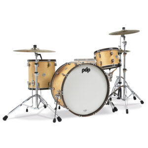 PDP Concept Classic Series 3-Piece Maple Shell Pack, Natural w/ Walnut Hoops - 26in Kick