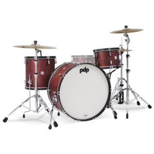 PDP Concept Classic Series 3-Piece Maple Shell Pack, Ox Blood w/ Ebony Hoops - 26in Kick