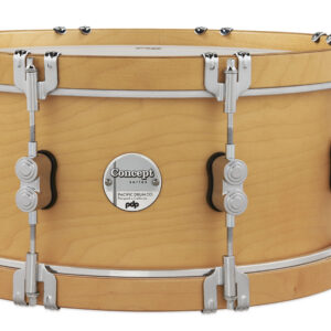 Concept Classic 6.5" x 14" Natural Stain Snare with Natural Stain Wood Hoops