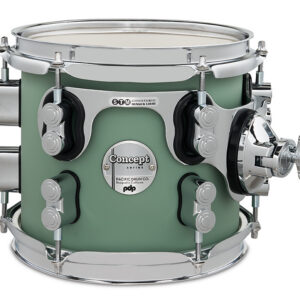 PDP Concept Maple 7" x 8" Suspended Tom Satin Seafoam Finish Ply with Chrome Hardware