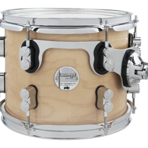 PDP Concept Maple 8" x 10" Suspended Tom Natural Lacquer with Chrome Hardware