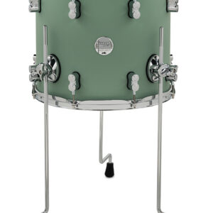 PDP Concept Maple 12" x 14" Floor Tom Satin Seafoam Finish Ply with Chrome Hardware