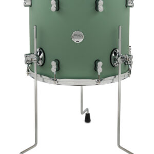 PDP Concept Maple 14" x 16" Floor Tom Satin Seafoam Finish Ply with Chrome Hardware
