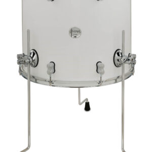 PDP Concept Maple 16" x 18" Floor Tom Pearlescent White Lacquer with Chrome Hardware
