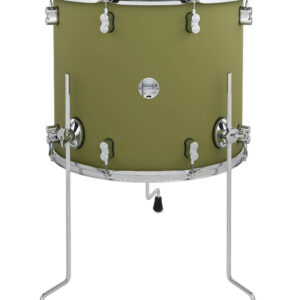 PDP Concept Maple 16" x 18" Floor Tom Satin Olive Finish Ply with Chrome Hardware