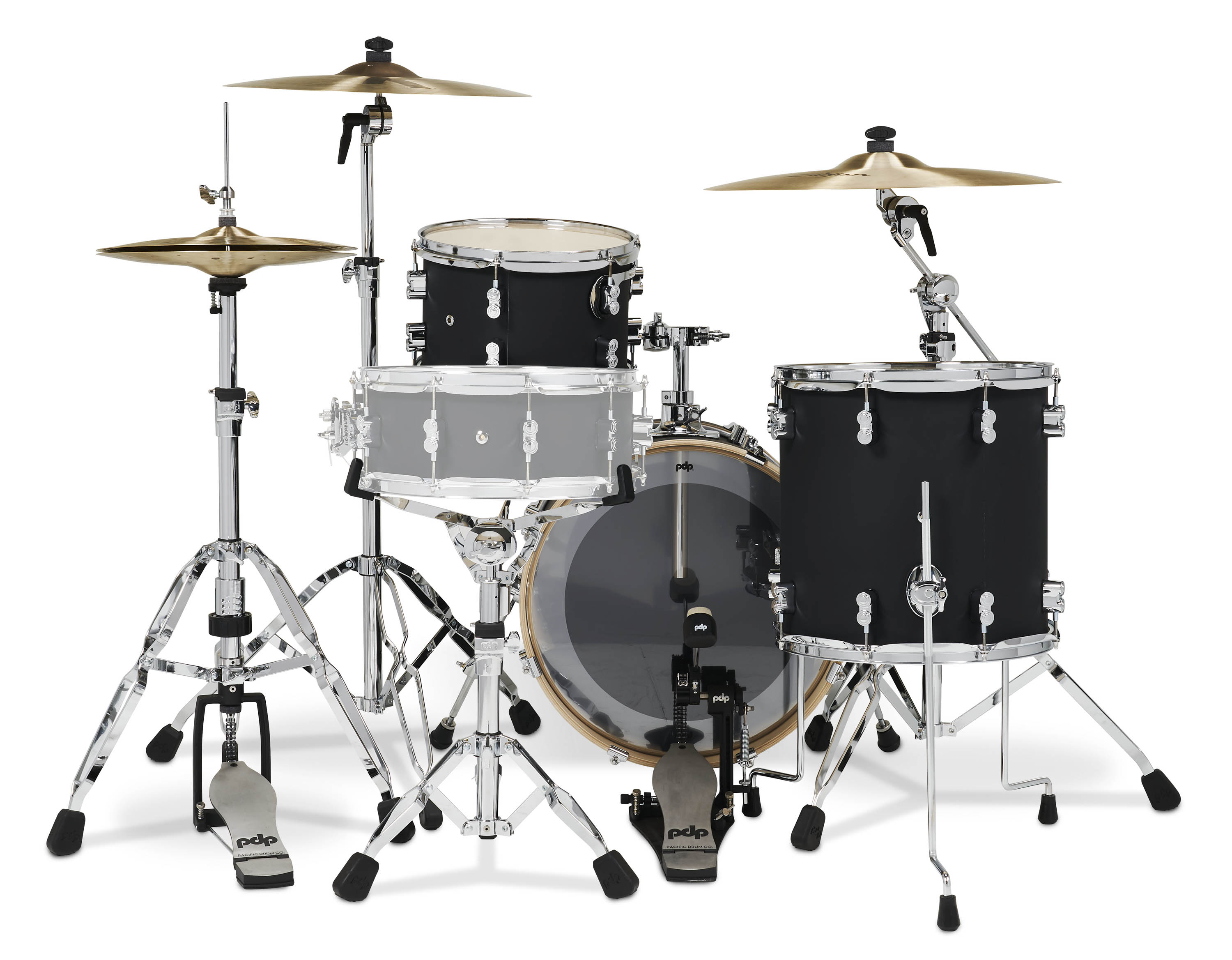 Concept Maple Series 3-Piece Bop Shell Pack, Satin Black - Image 3