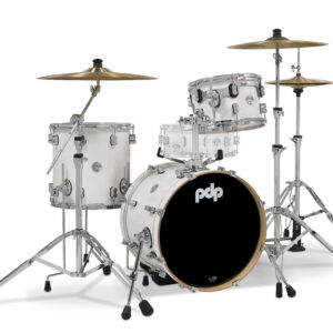 Concept Maple Series 3-Piece Bop Shell Pack, Pearlescent White Lacquer