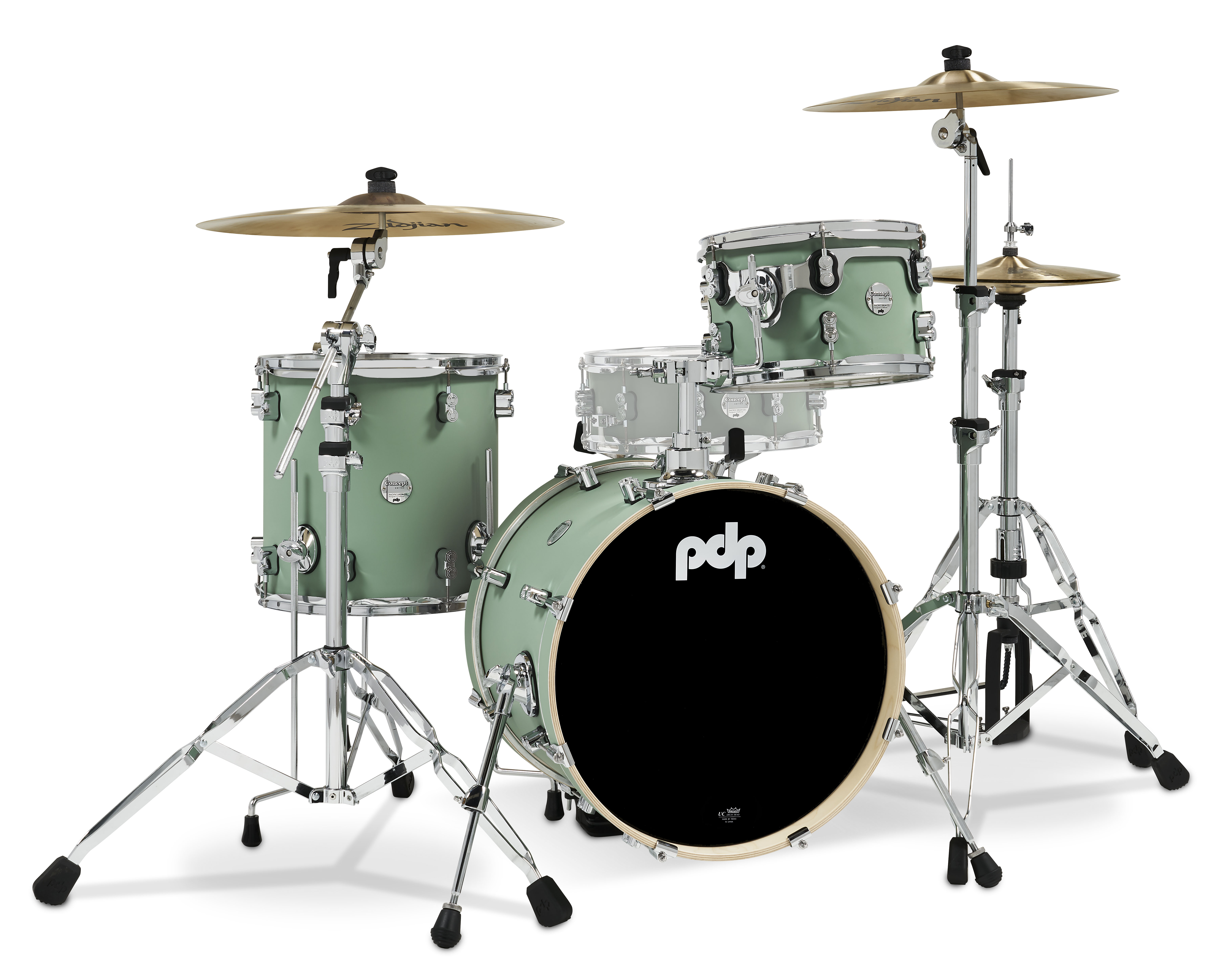Concept Maple Series 3-Piece Bop Shell Pack, Satin Seafoam