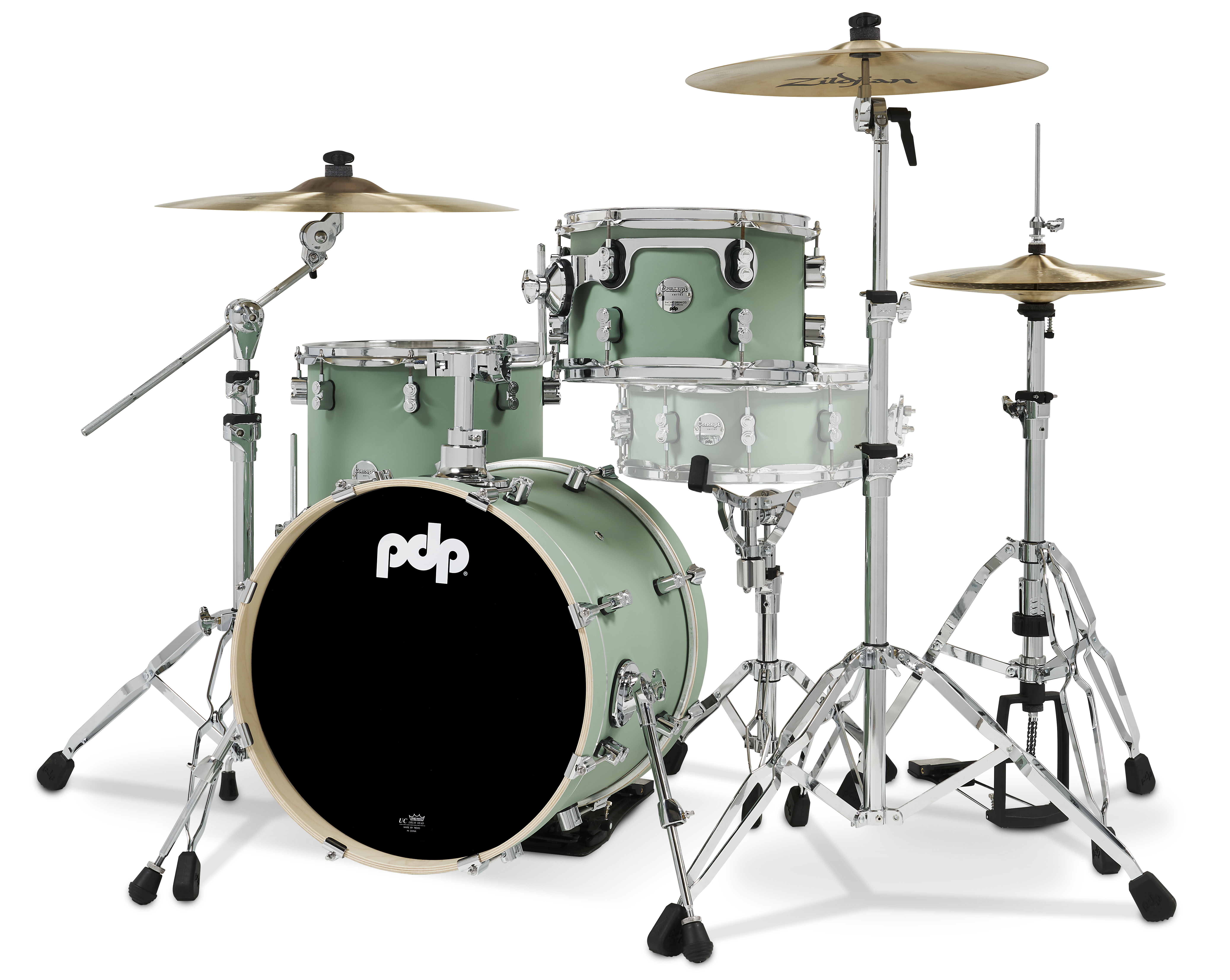 Concept Maple Series 3-Piece Bop Shell Pack, Satin Seafoam - Image 2