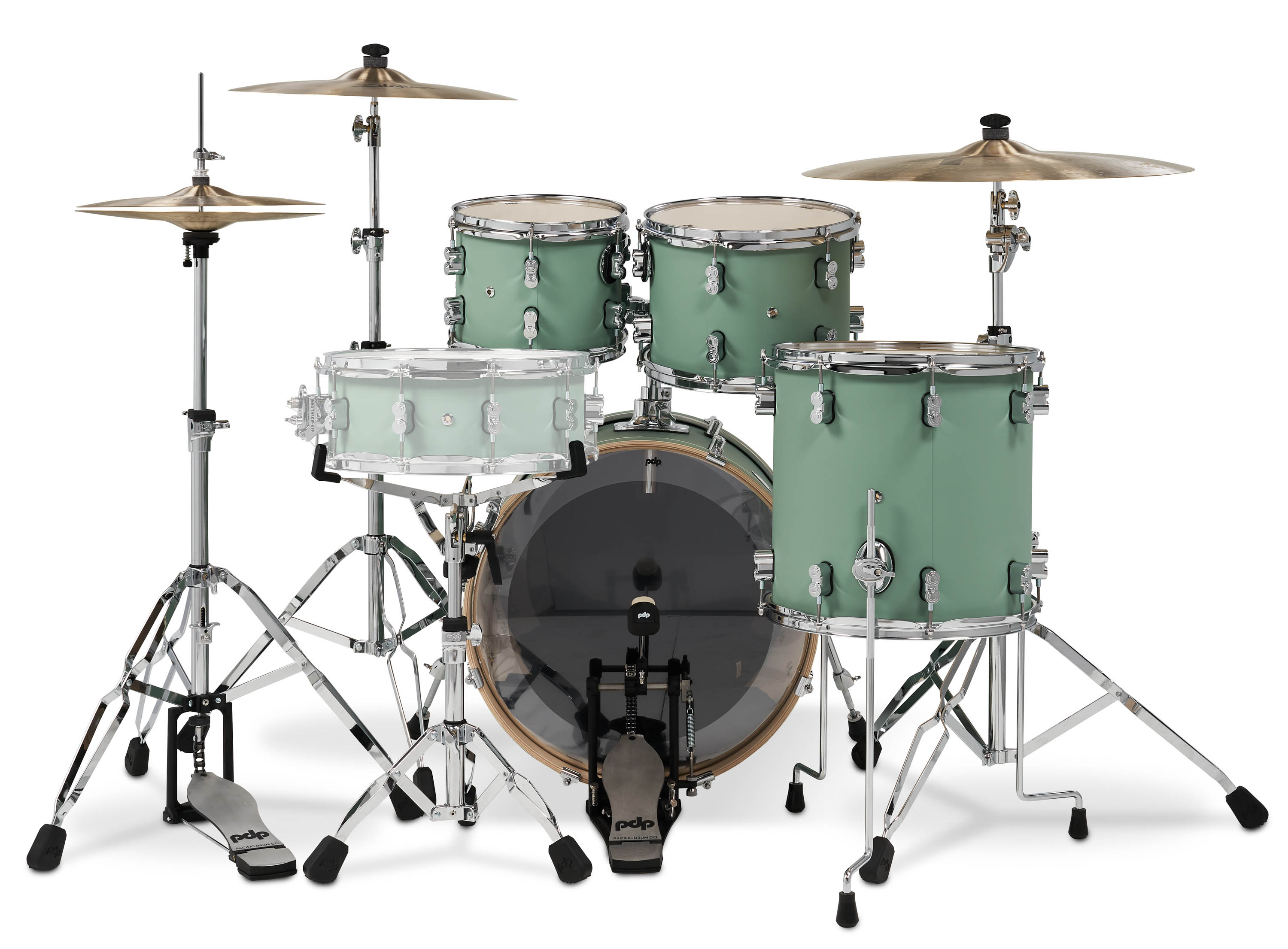 PDP Concept Maple 4-Piece Fusion Shell Pack, Satin Seafoam - Image 3