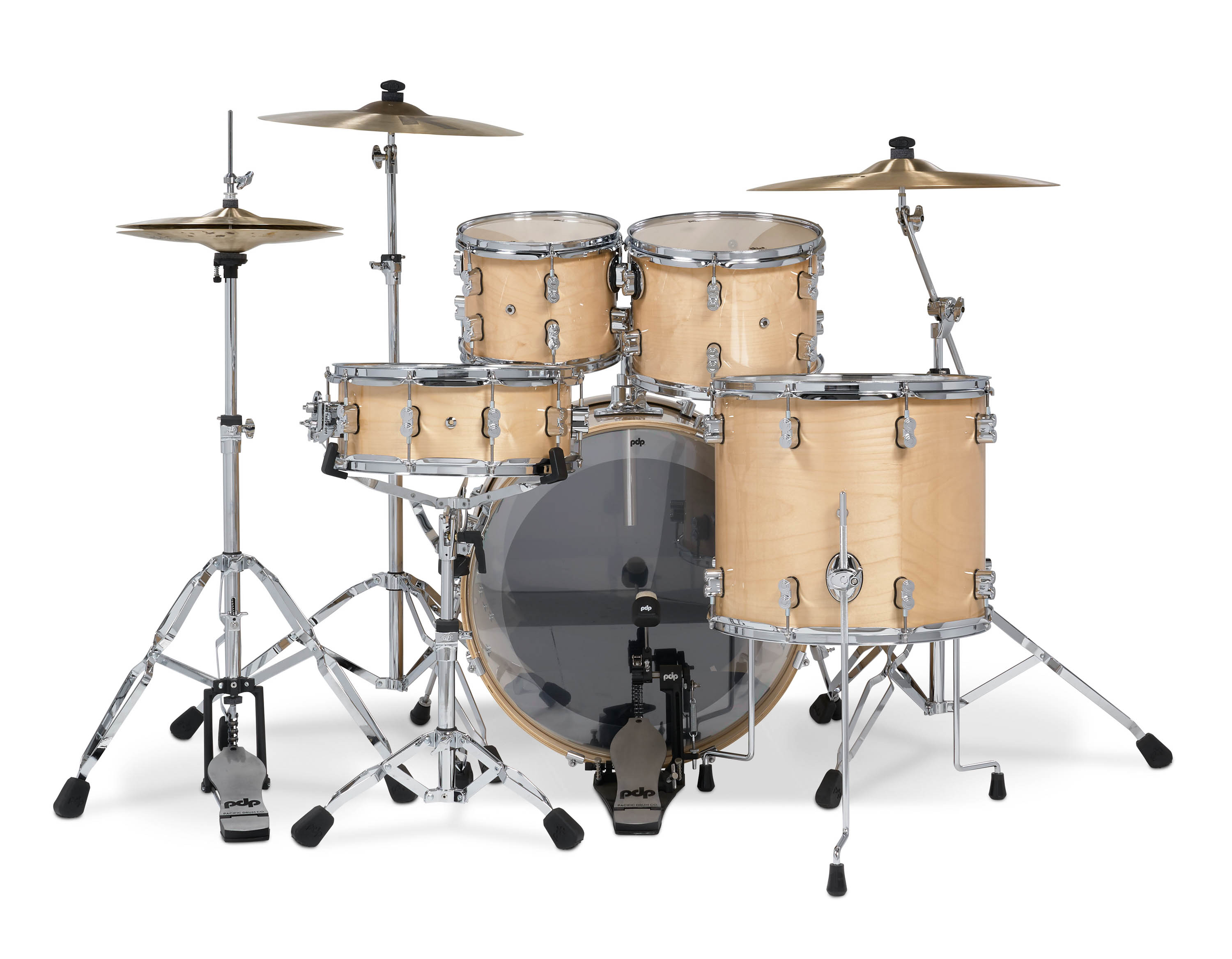 PDP Concept Maple 5-Piece Shell Pack, Natural Lacquer - Image 3