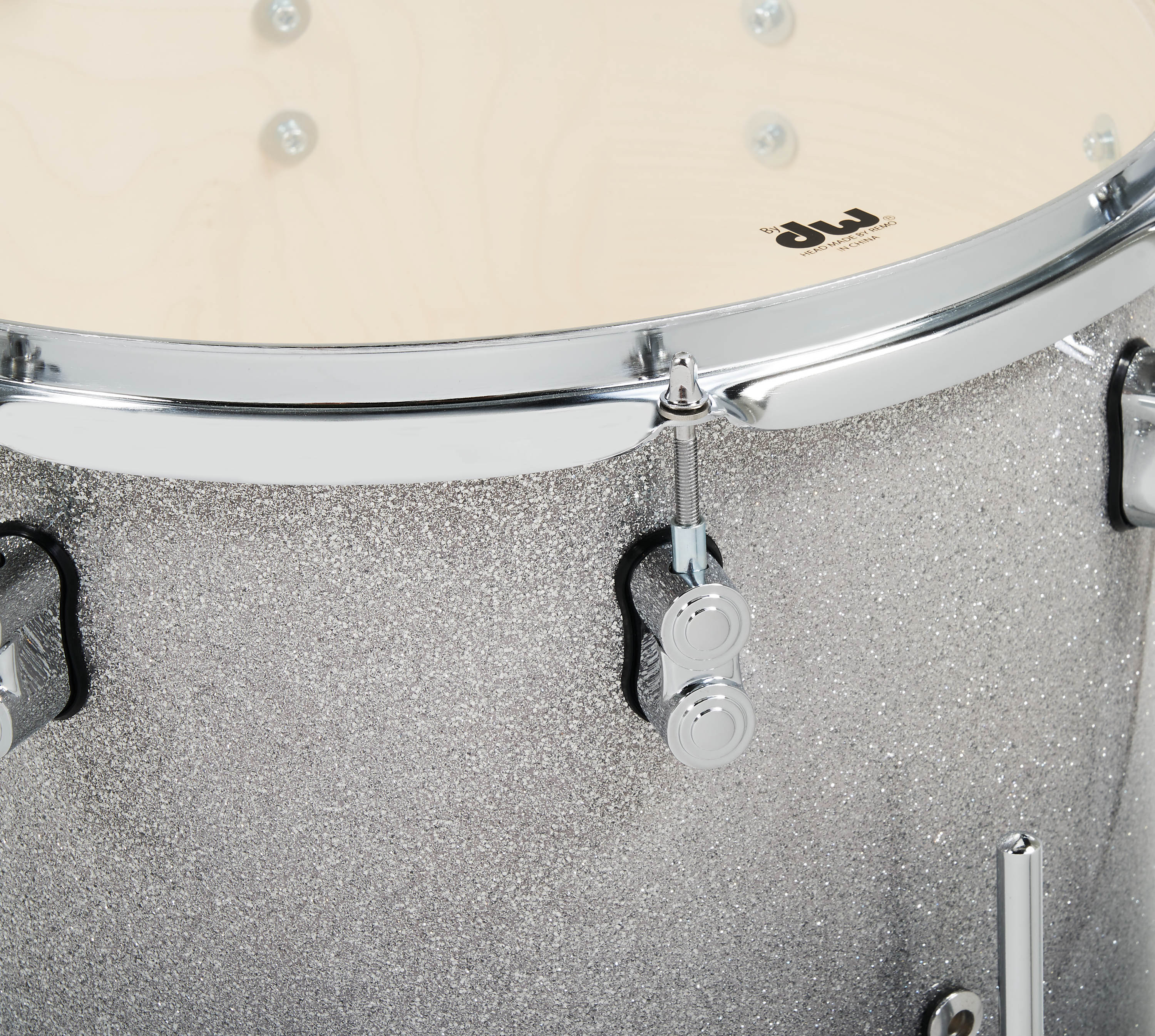 PDP Concept Maple 5-Piece Shell Pack, Silver to Black Fade Lacquer w/ Chrome Hardware; 8x10, 9x12, 14x16, 18x22, 5.5x14 - Image 4