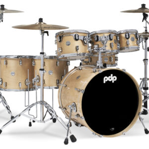 PDP Concept Series 7-Piece Maple Shell Pack, Natural Lacquer