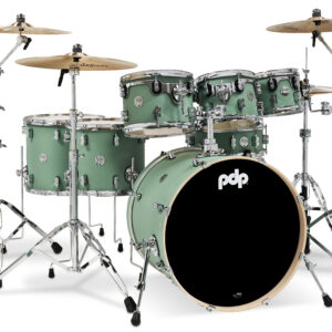 PDP Concept Series 7-Piece Maple Shell Pack, Satin Seafoam FinishPly