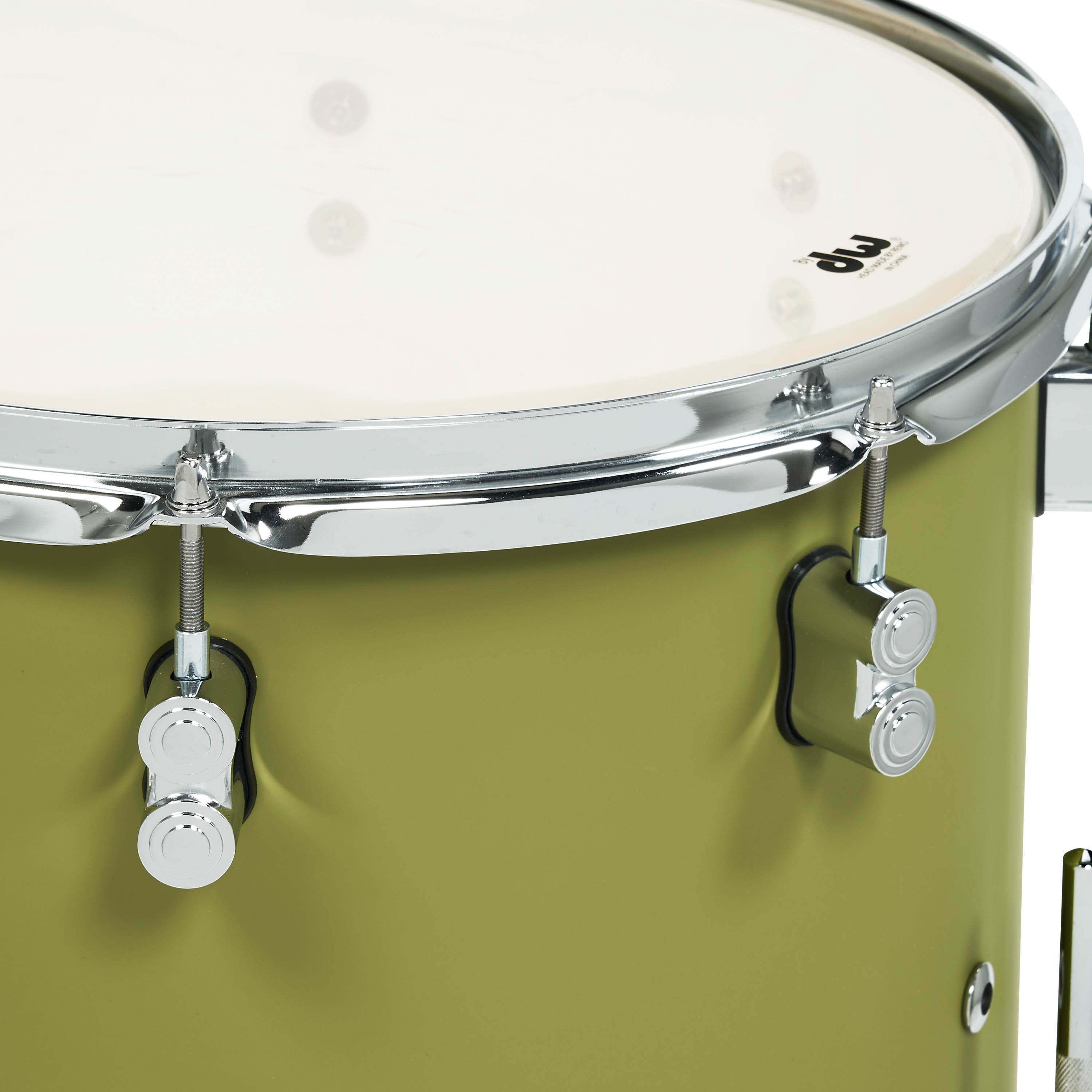 PDP Concept Series 7-Piece Maple Shell Pack, Satin Olive FinishPly - Image 5