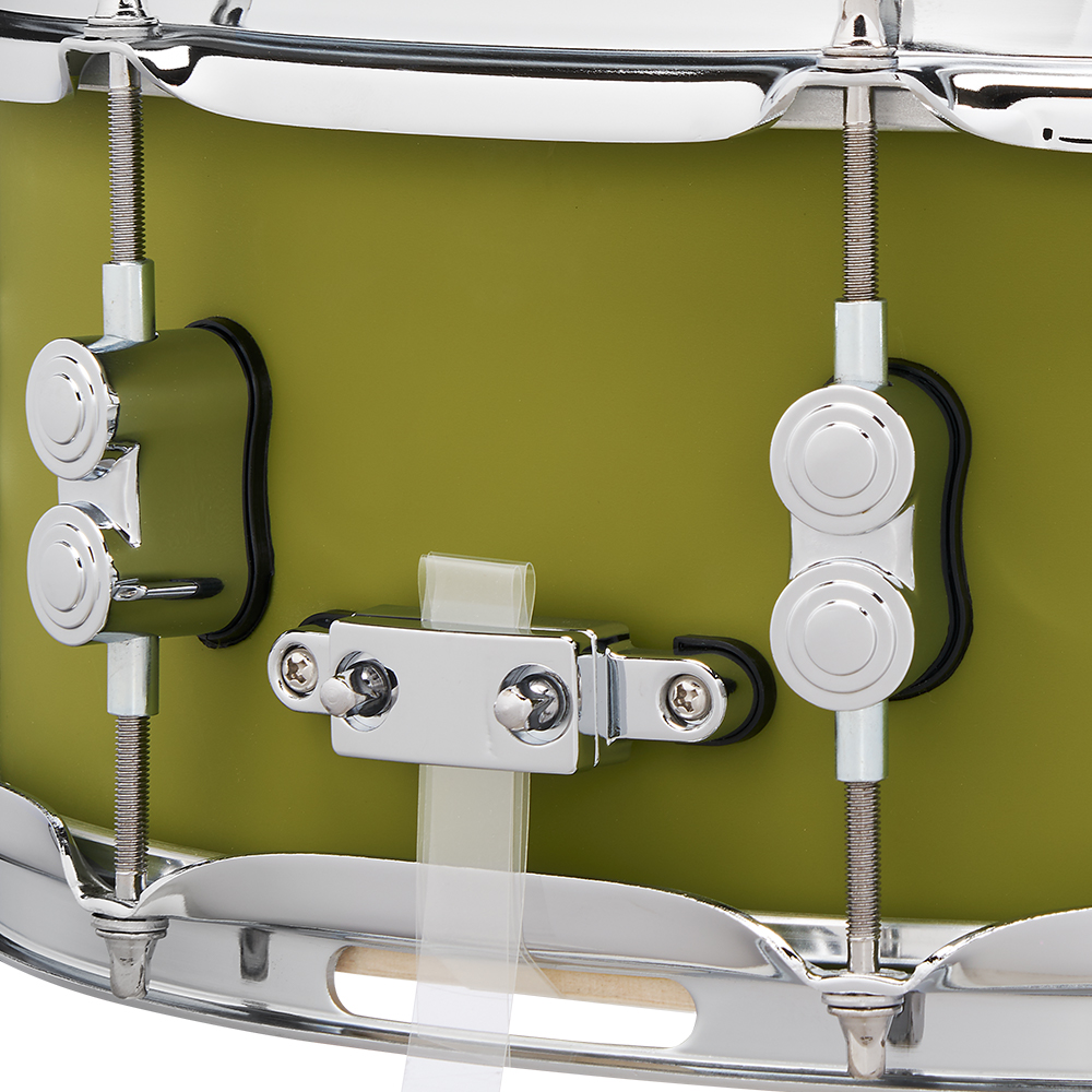 Concept Maple 5.5" x 14" Satin Olive FinishPly Snare - Image 5