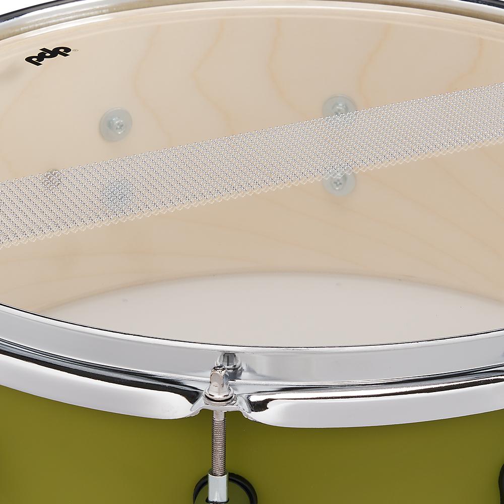 Concept Maple 5.5" x 14" Satin Olive FinishPly Snare - Image 6