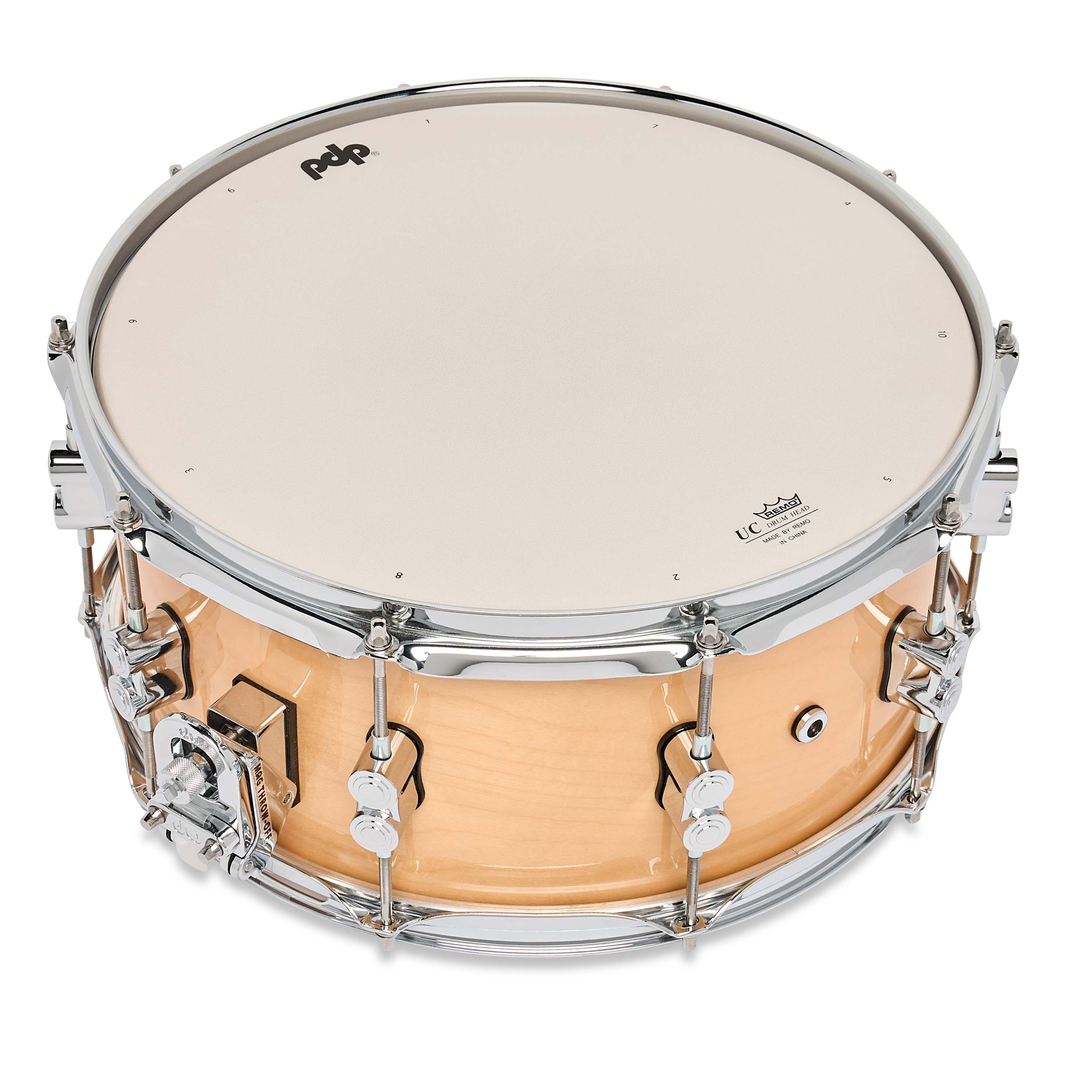 Concept Maple 6.5" x 14" Natural Lacquer Snare - Image 4