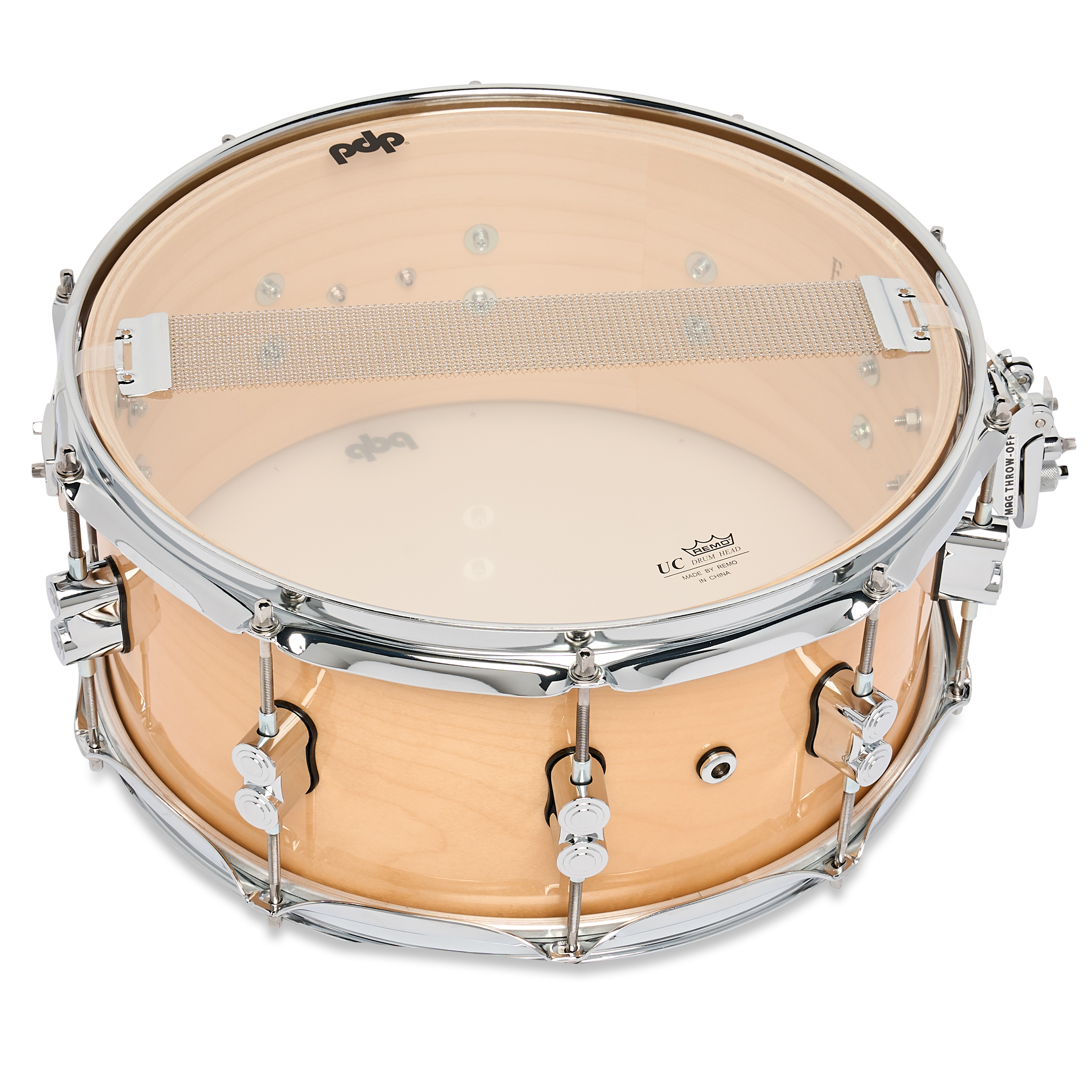 Concept Maple 6.5" x 14" Natural Lacquer Snare - Image 5