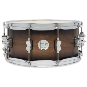 Concept Maple 6.5" x 14" Satin Charcoal Burst Lacquer Snare
