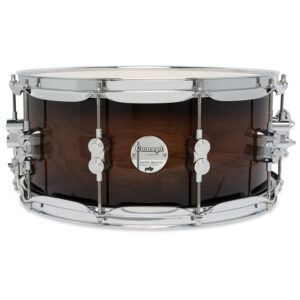 Concept Maple Exotic 6.5" x 14" Walnut to Charcoal Burst Lacquer Snare
