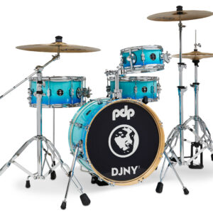 Daru Jones Blue Fade New Yorker II Shell Pack - 5x10 snom, 7x14 snom, 6x13 snare, 11x18 kick