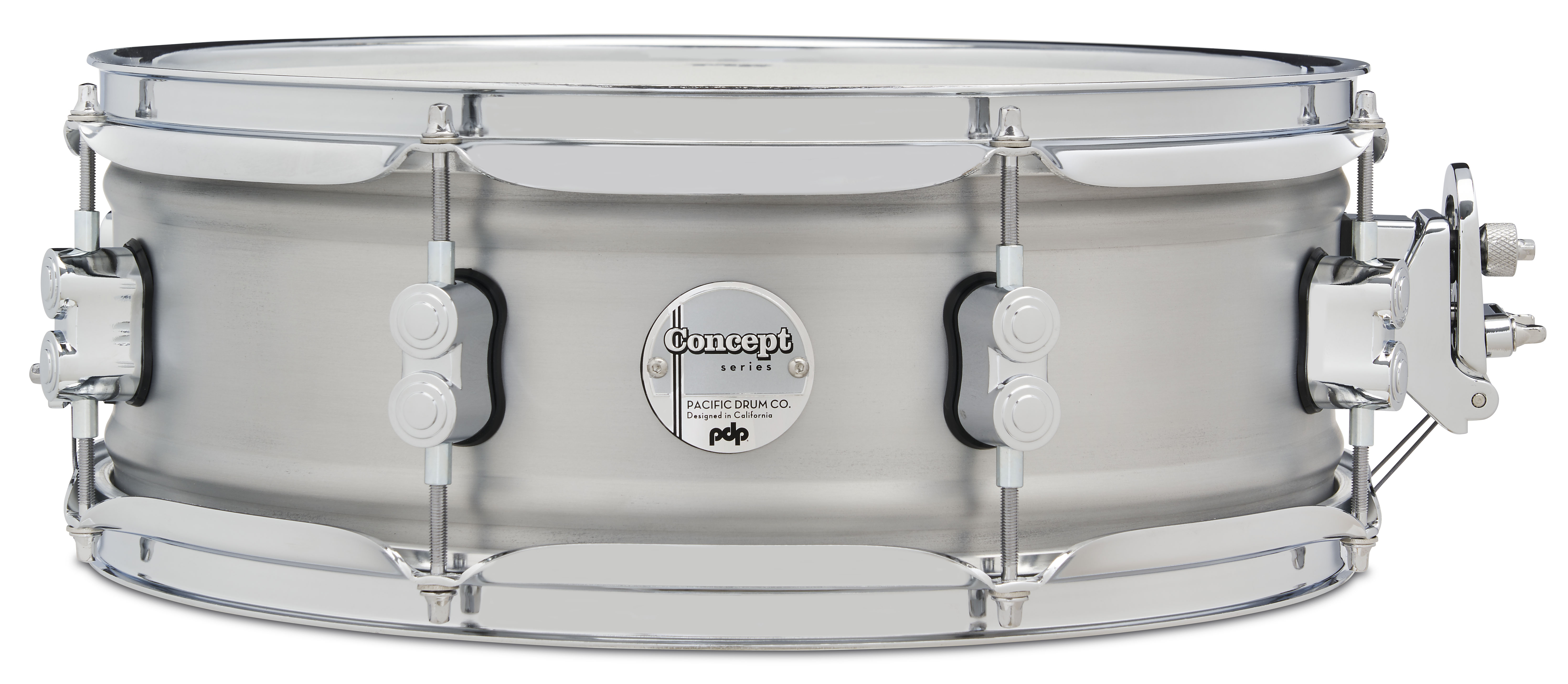 Concept Series 5" x 14" 1.2mm Natural Satin Brushed Aluminum Snare