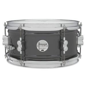 PDP Concept Series Metal Snare, 6" x 12", Black Nickel Over Steel