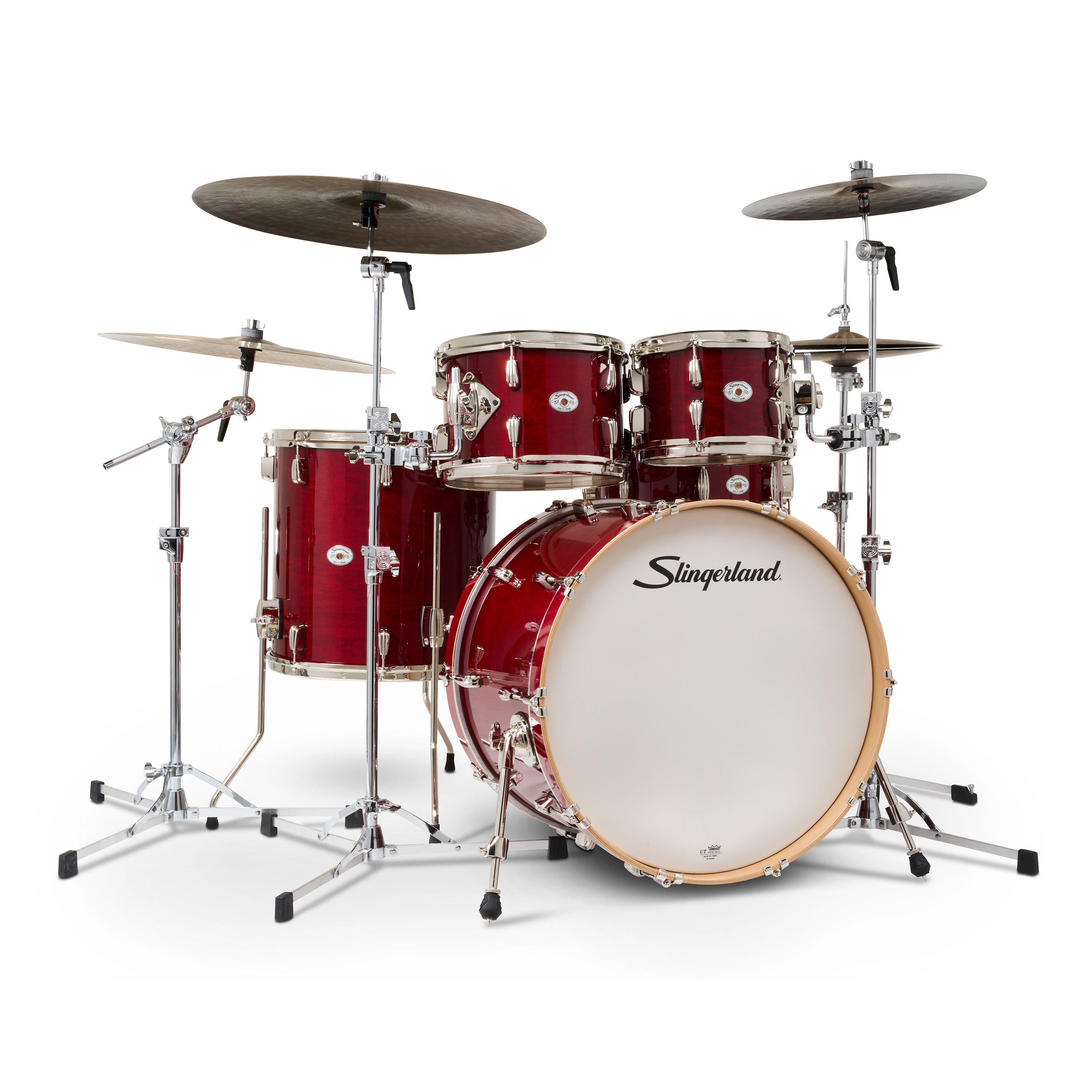 Studio King Outfit, 5-Piece, 10/12/16F/22K/6.5x14S, Royal Crimson Lacquer