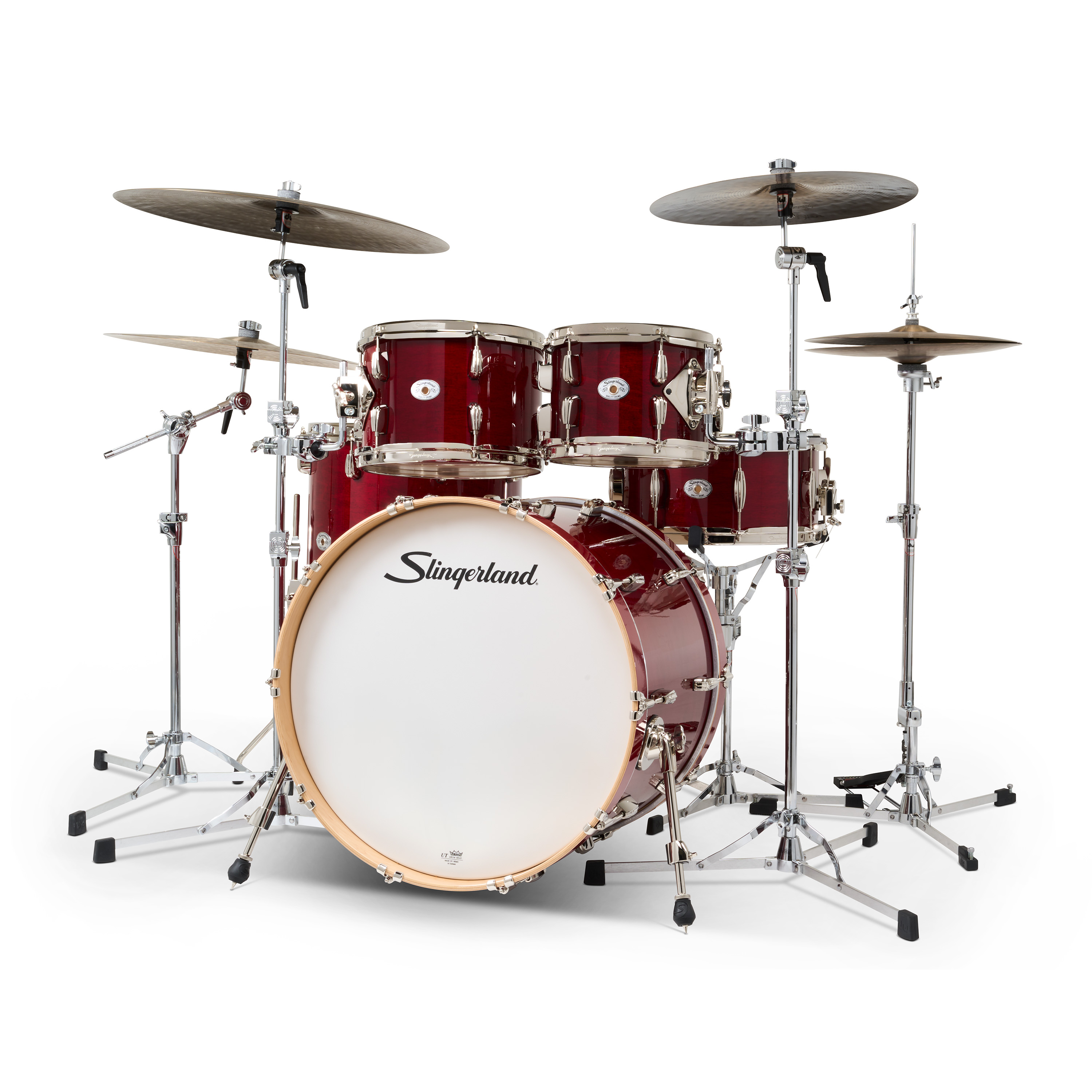 Studio King Outfit, 5-Piece, 10/12/16F/22K/6.5x14S, Royal Crimson Lacquer - Image 2