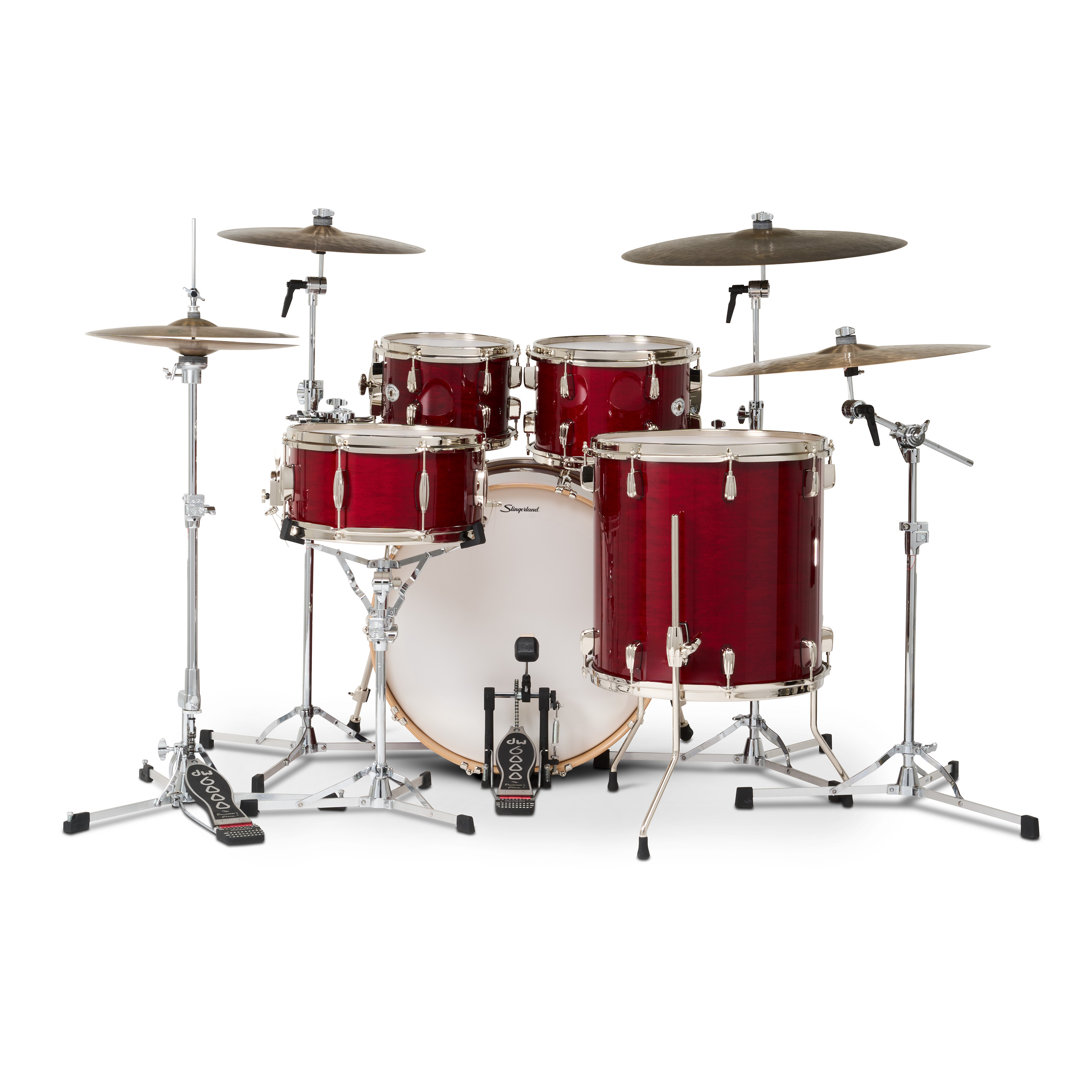 Studio King Outfit, 5-Piece, 10/12/16F/22K/6.5x14S, Royal Crimson Lacquer - Image 3