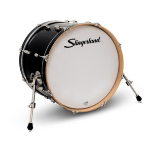Studio King Bass Drum, 14" x 20", Del Norte Black Lacquer