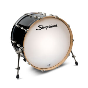 Studio King Bass Drum, 14" x 22", Del Norte Black Lacquer