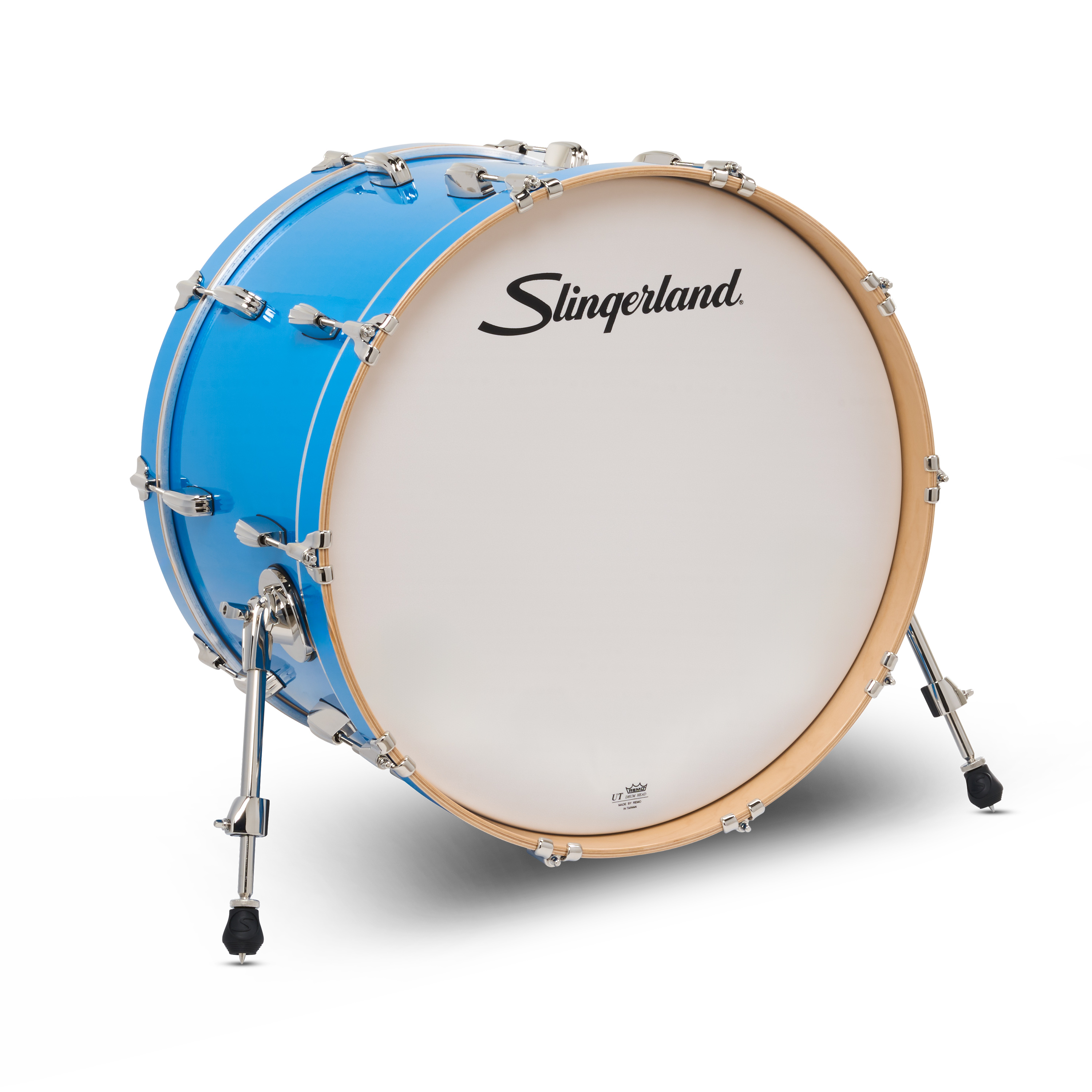 Studio King Bass Drum, 14" x 22", Lunar Blue Lacquer