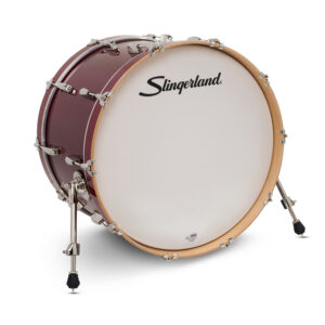 Studio King Bass Drum, 14" x 22", Royal Crimson Lacquer