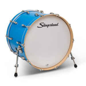 Studio King Bass Drum, 16" x 22", Lunar Blue Lacquer