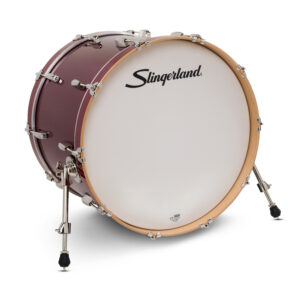 Studio King Bass Drum, 16" x 22", Royal Crimson Lacquer