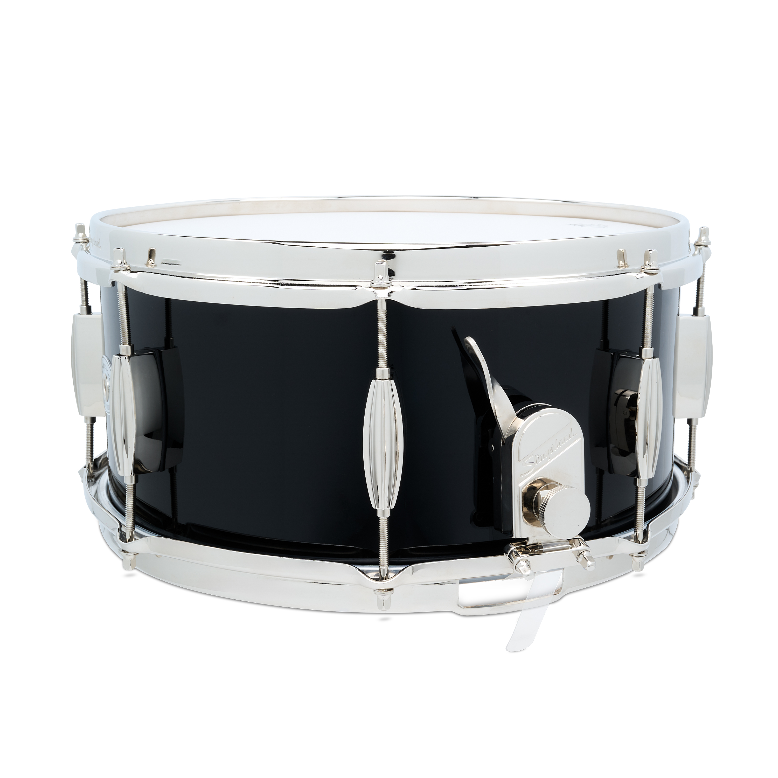 Studio King Snare Drum, 6.5" x 14", Del Norte Black Lacquer - Image 2