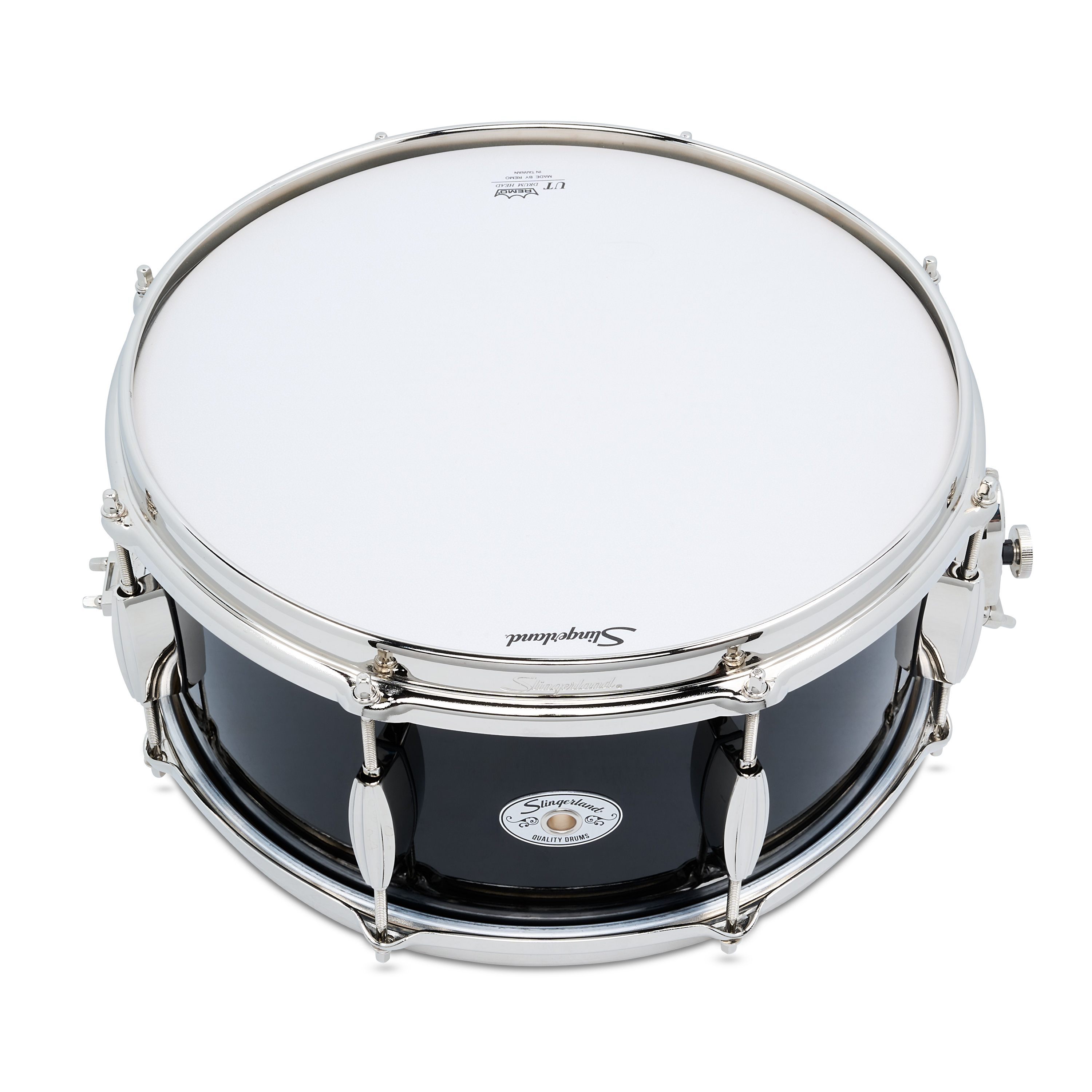 Studio King Snare Drum, 6.5" x 14", Del Norte Black Lacquer - Image 4