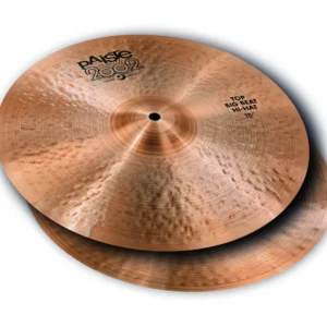 Paiste 15" 2002 Black Series Big Beat Hi-Hat 15 (Top)