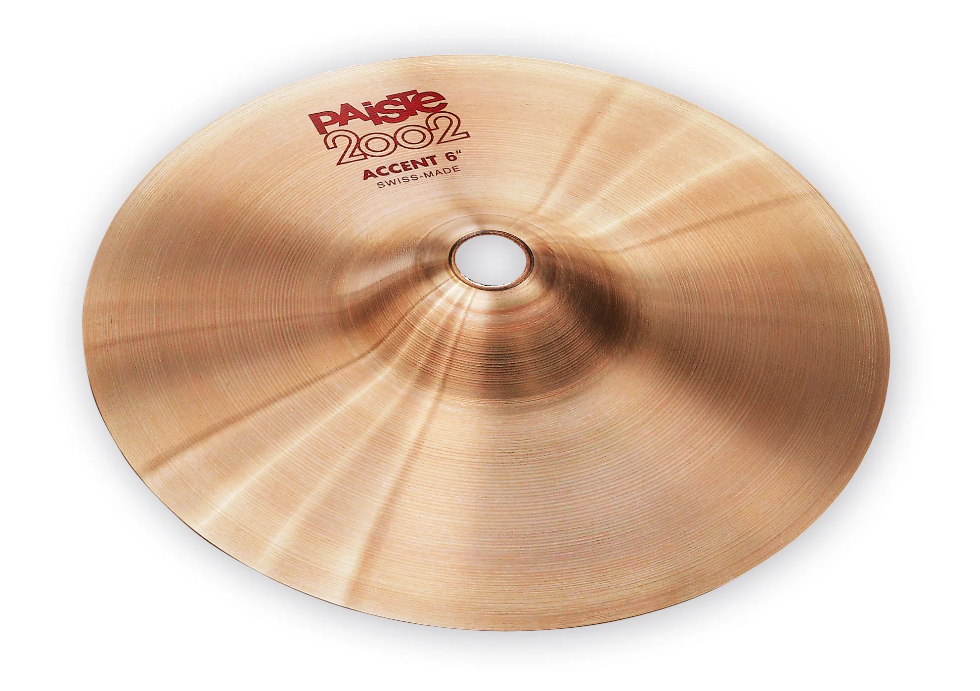 Paiste 06" 2002 Series Accent Cymbal Piece With Leather Strap