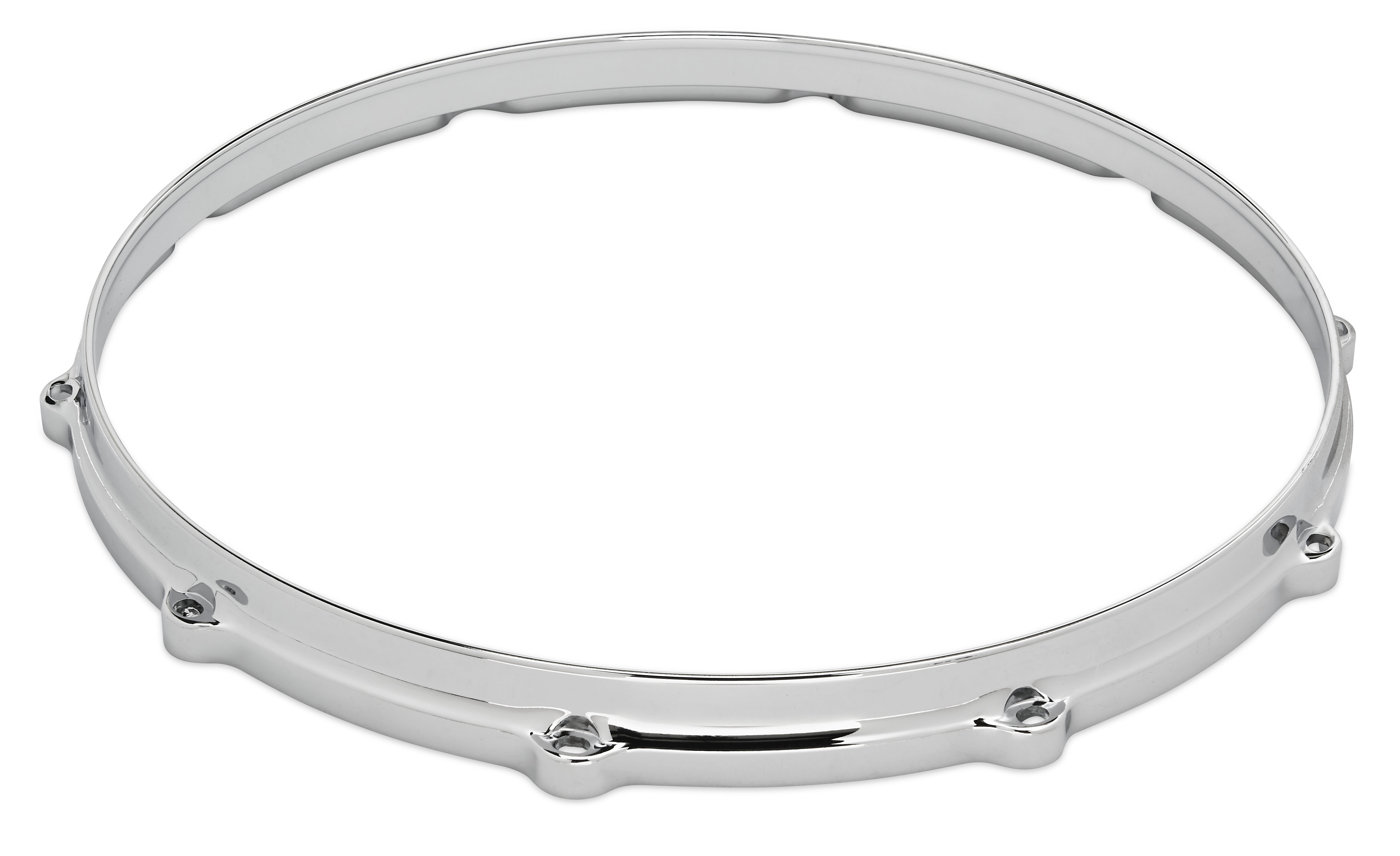 Die-cast 10-Hole Counterhoop, Chrome, 14"